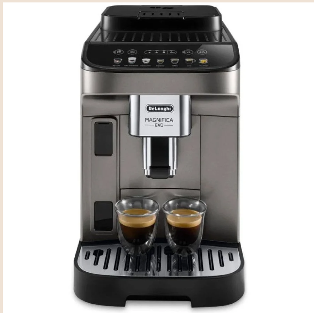 De'Longhi Magnifica Evo ECAM290.81.TB Fully Automatic Coffee Machine – Latte Crema Milk System, MyLatte, 1.8 L