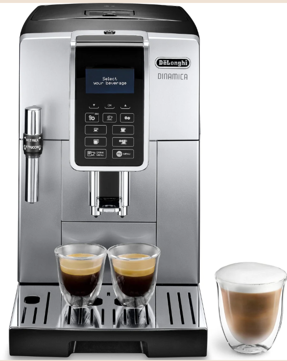 De'Longhi Dinamica ECAM 350.35.SB fully automatic coffee machine with My function for individual profiles