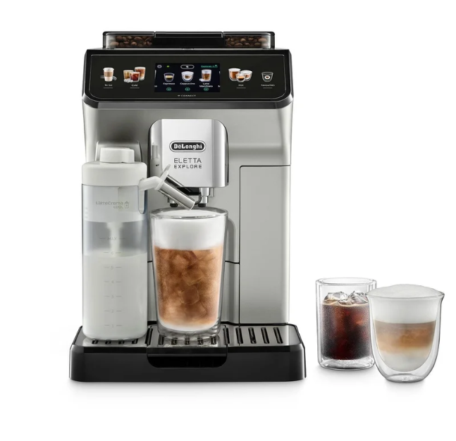De'Longhi ECAM450.65.S Eletta Explore fully automatic coffee machine LatteCrema Hot & Cool