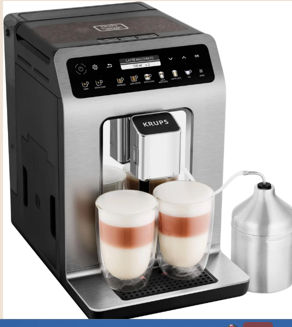 Krups EA894T Evidence Plus fully automatic coffee machine – 14 beverage variations, 3 hot water levels